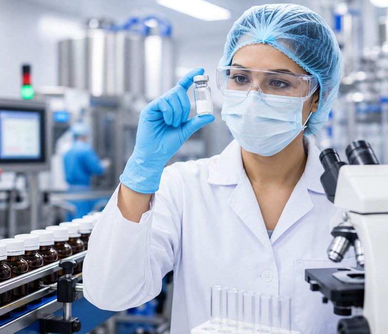 Pharmaceutical manufacturing laboratory